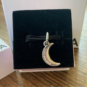 Retired Pandora Moon Pendant/ Charm